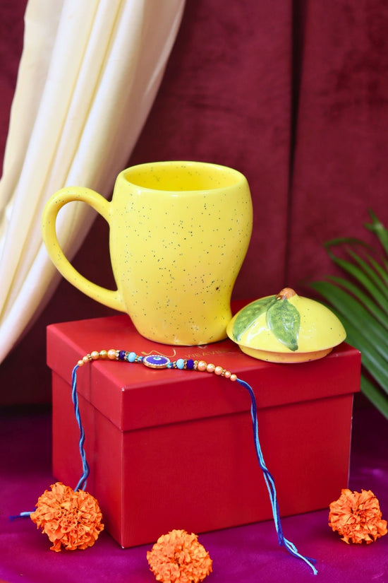 Mango Mug with Lid Rakhi gift box with premium quality material
