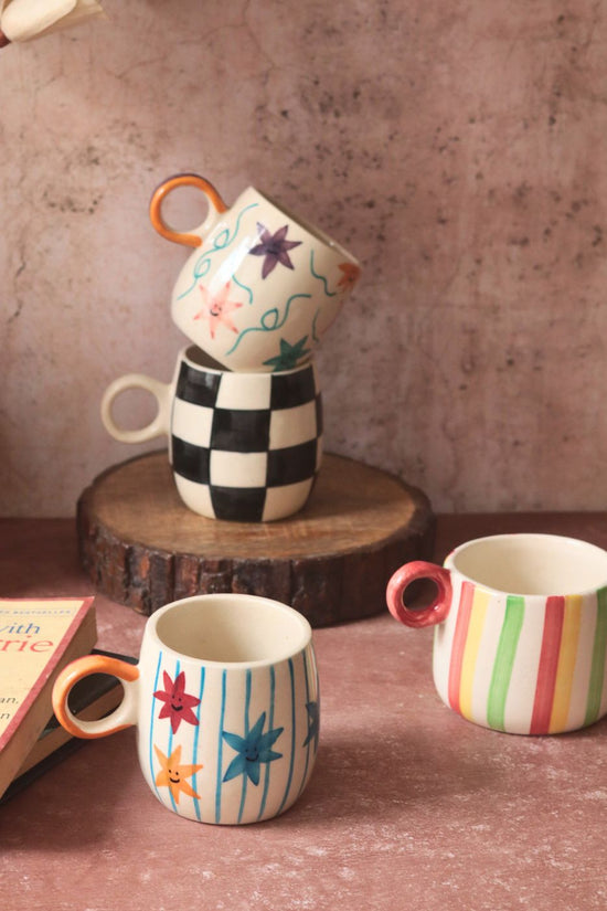 Buy 3, Get 4 Mugs (Cute Edition) handmade in india