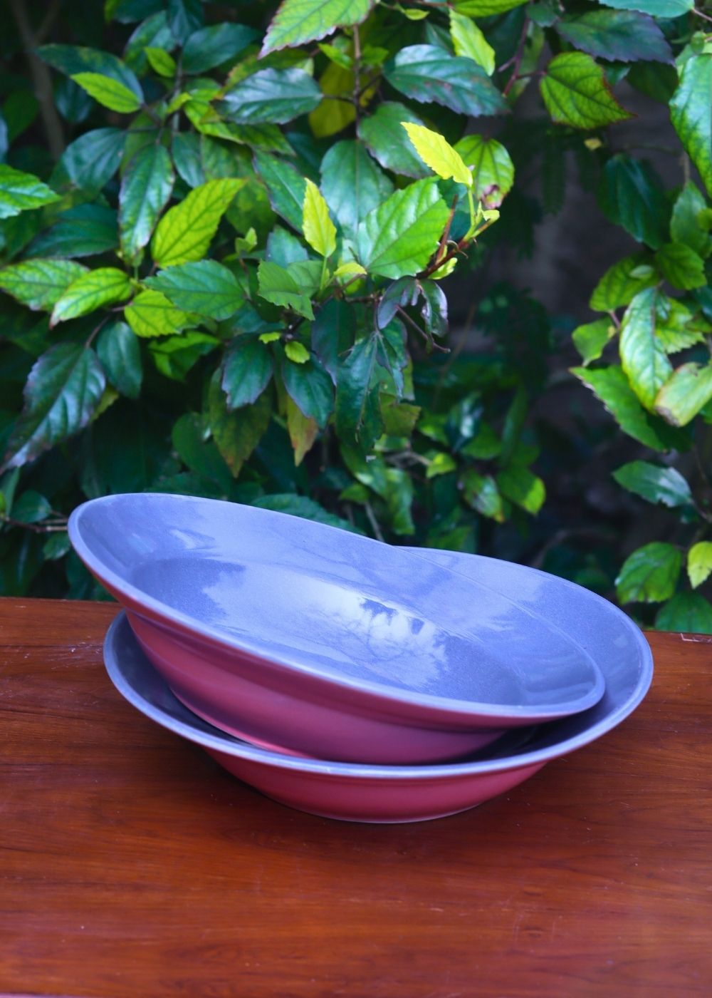 Subtle Grey Pasta Plate made by ceramic