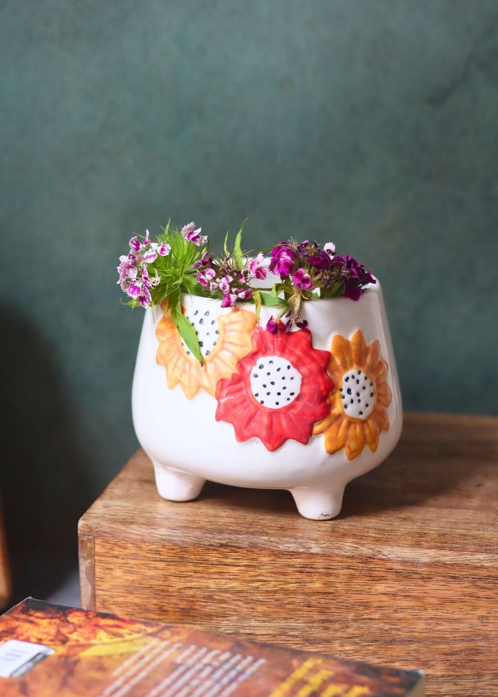 Floral Bliss Planter handmade in india