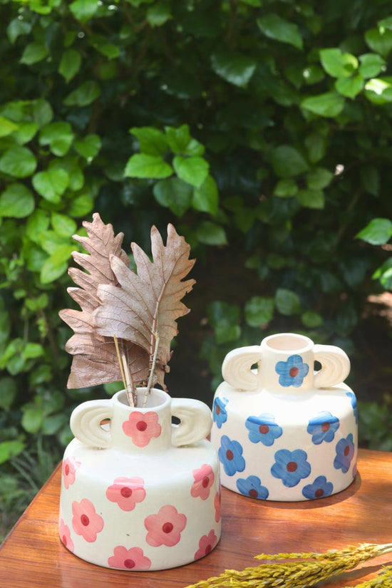 Floral Print Ceramic Vases with premium quality material