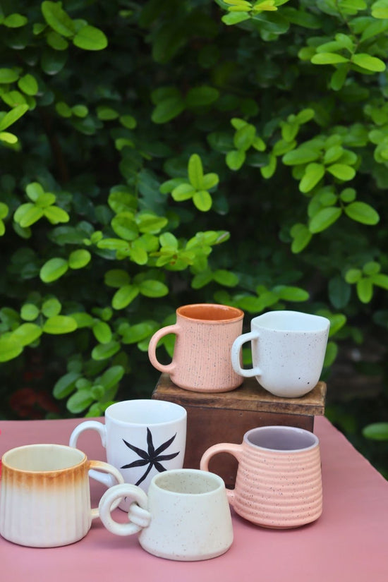 Set of 6 Melody of sip Mugs (for the price of 5) with premium quality material