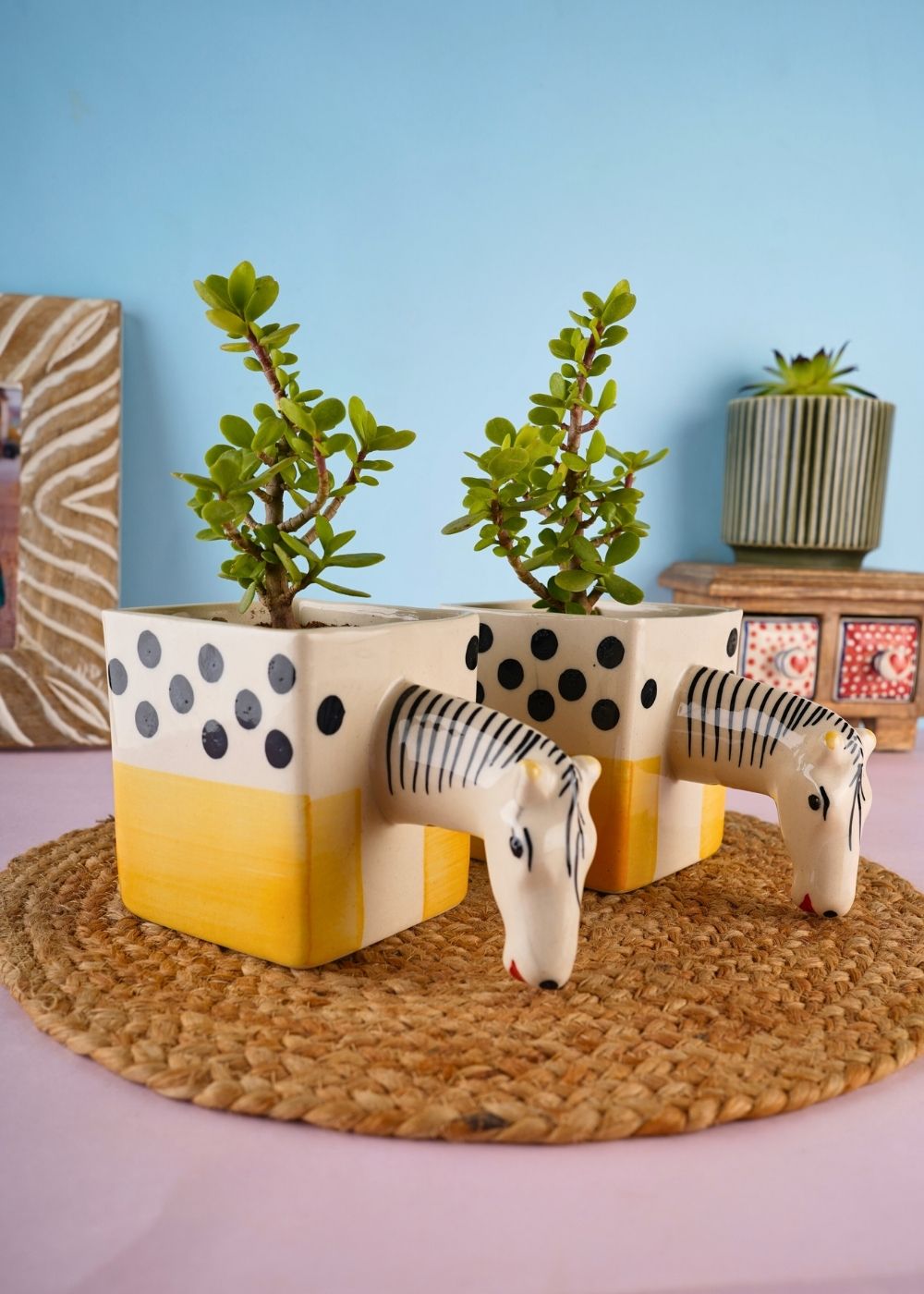 handmade quirky horse planter