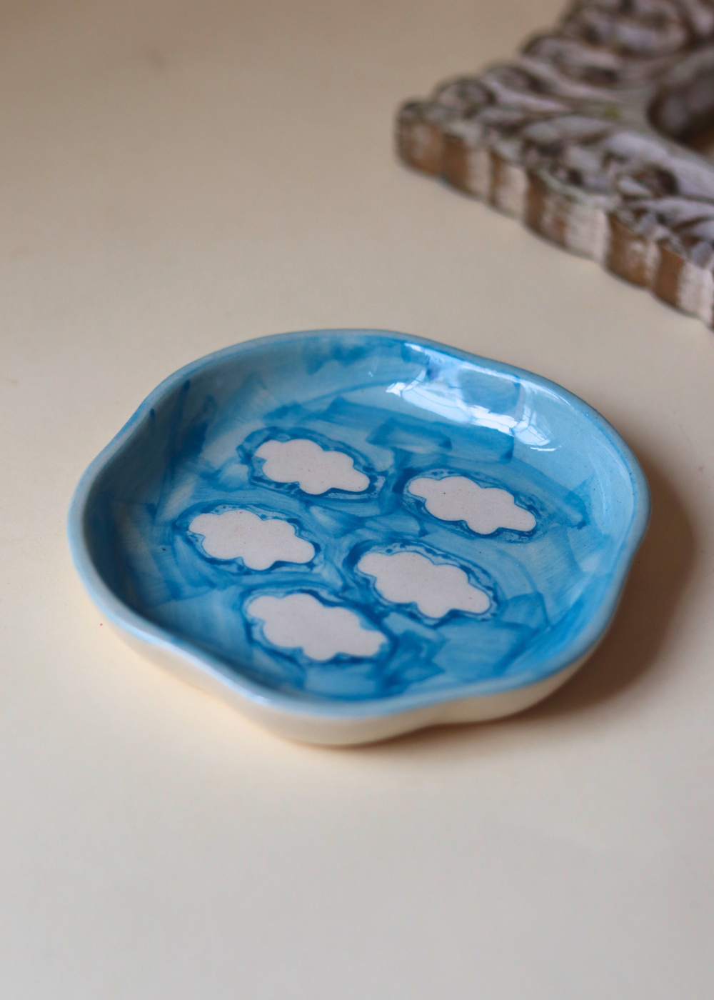 Handmade ceramic plate 