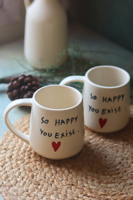 Drinkware two ceramic coffee mugs