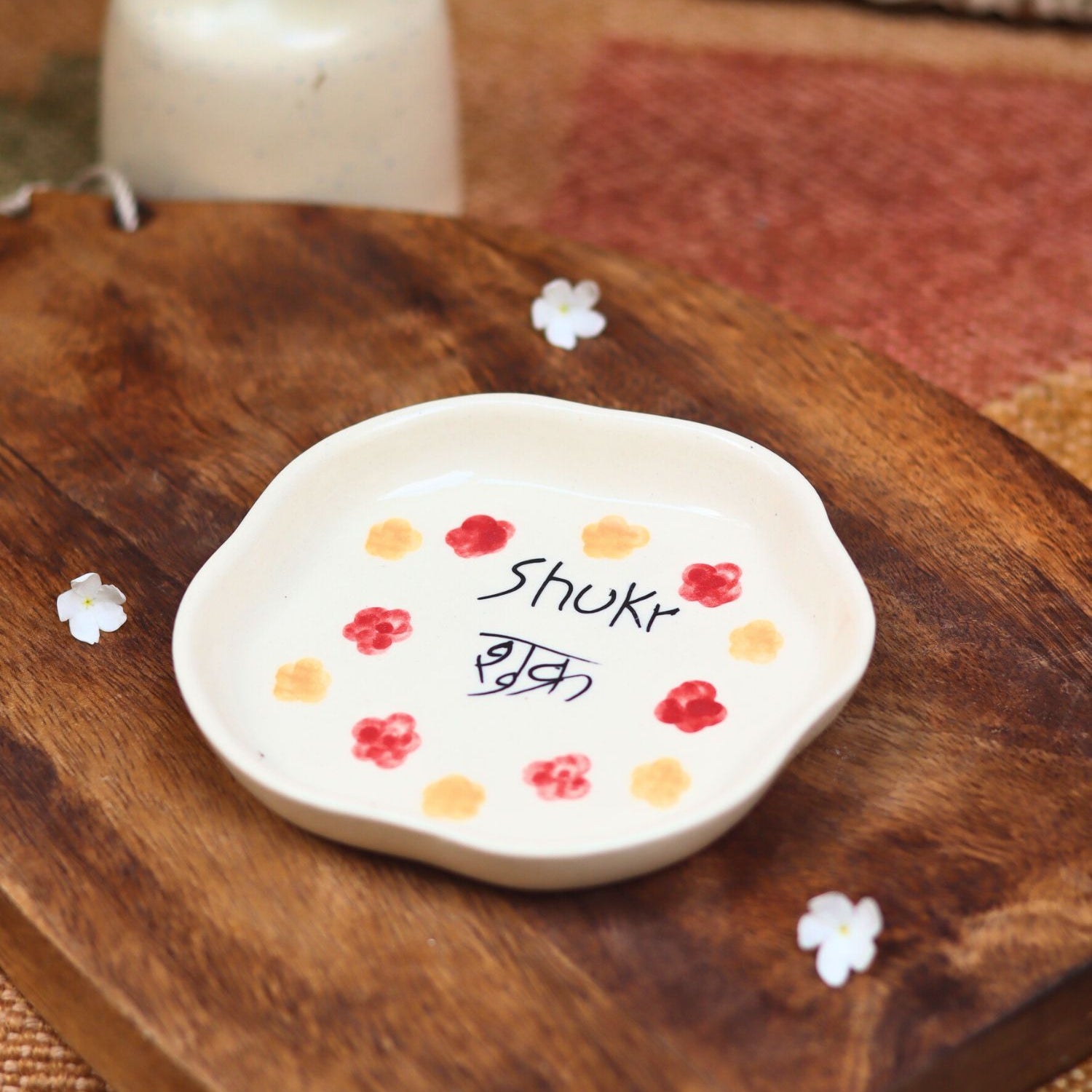 Shukr Handmade Dessert Plate made by ceramic