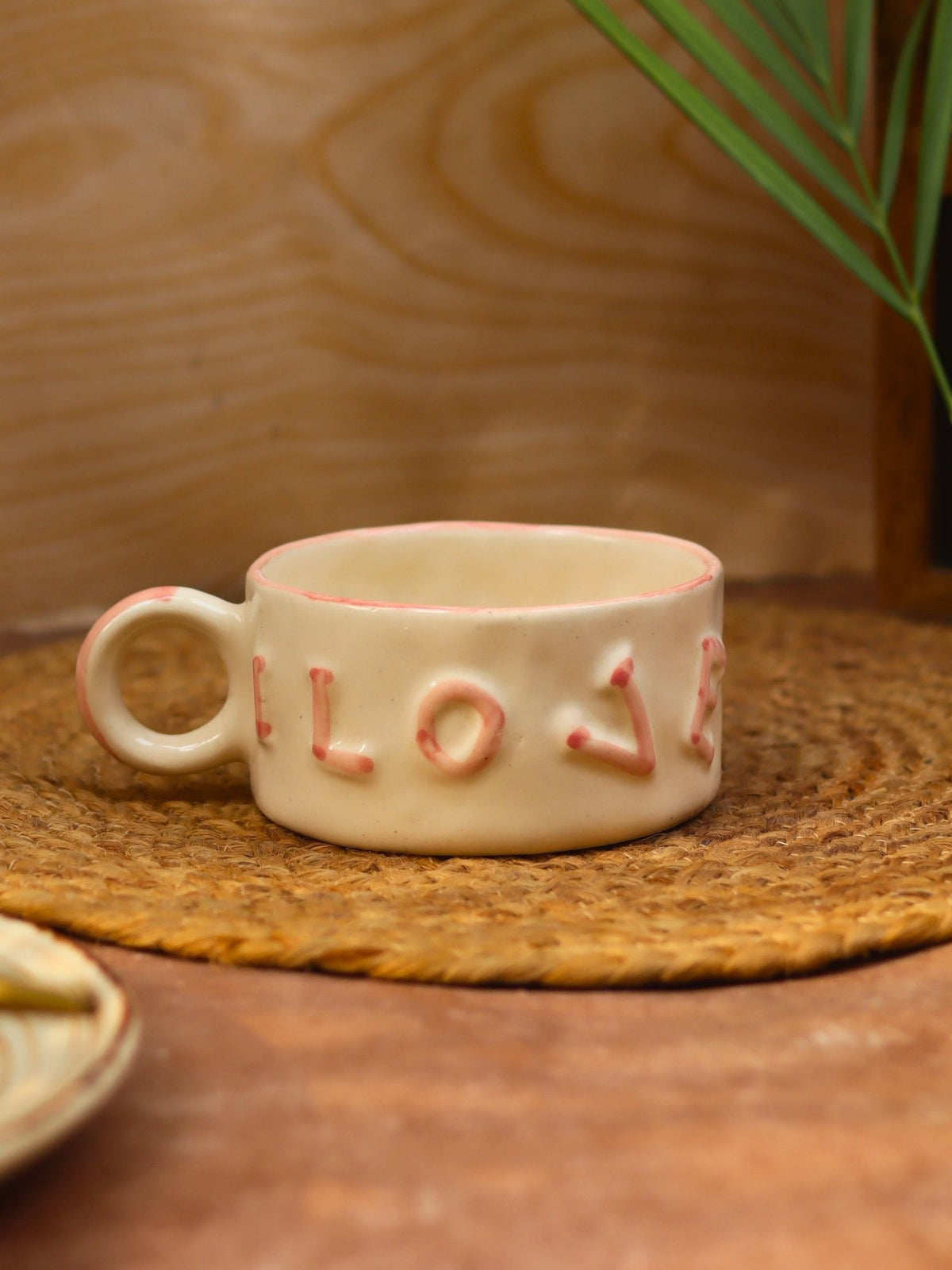 Love Soup Mug handmade in India