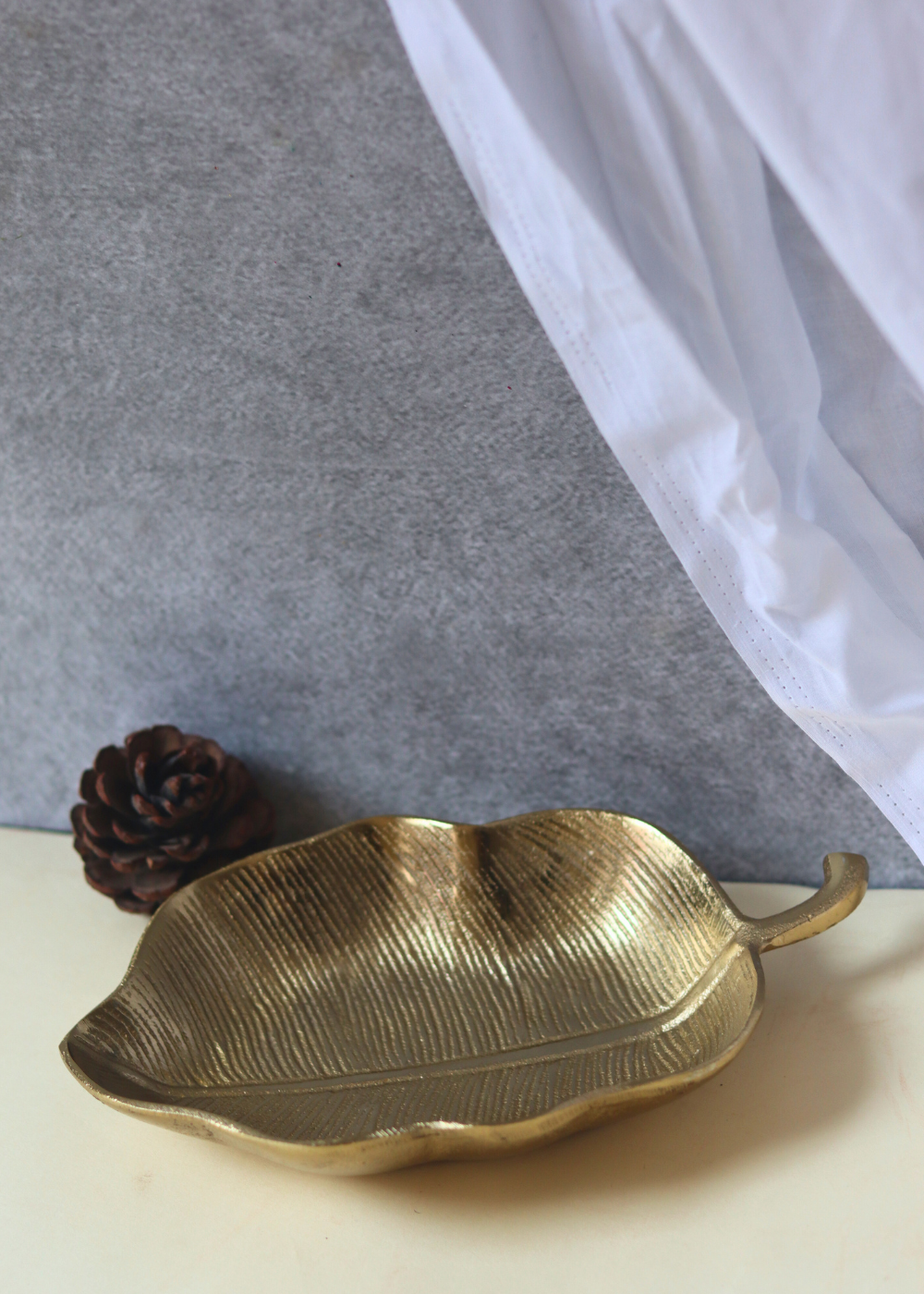 Handmade gold leaf bowl for snacks