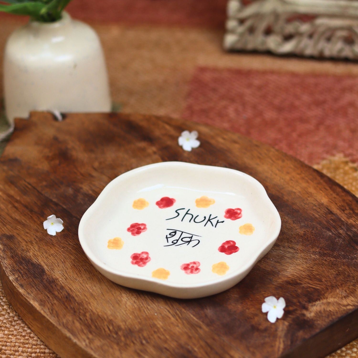 Lead free Shukr Handmade Dessert Plate