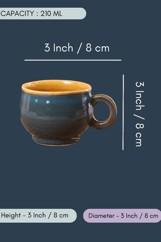Greyish Blue & Mustard Coffee mug