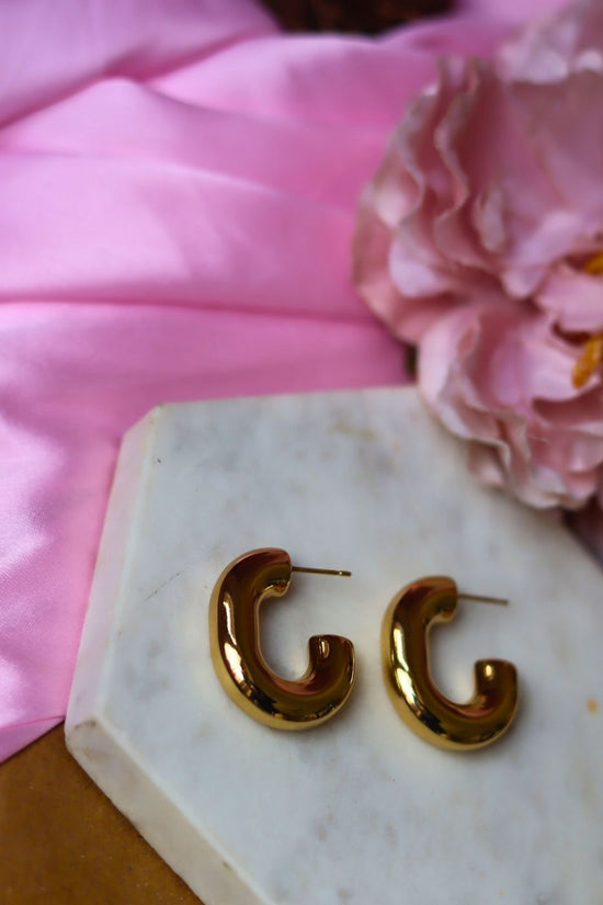 Chunky Hoop earrings handmade in india