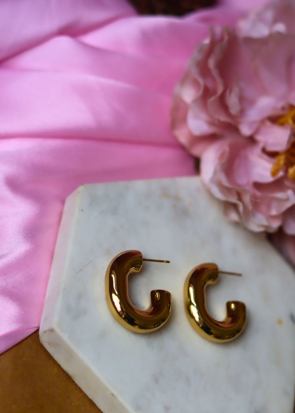 Chunky Hoop earrings handmade in india