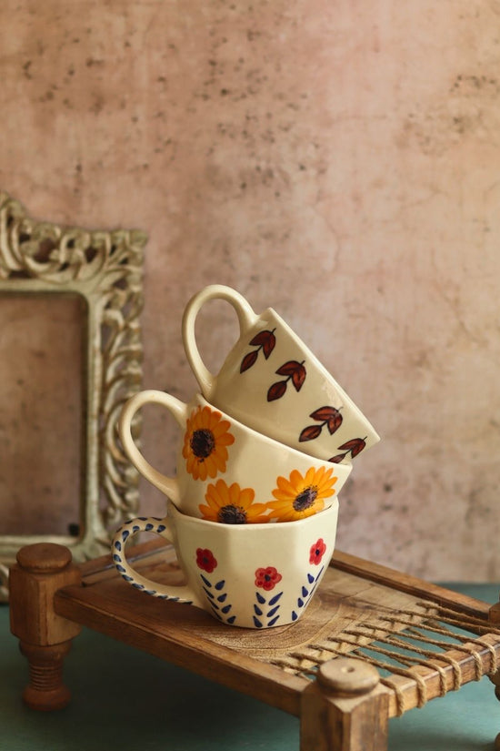 Set of 3 - Pastel Morning Mugs with premium quality material