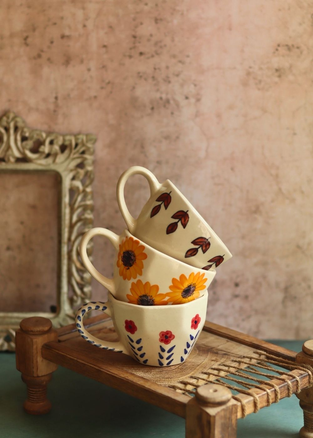 Set of 3 - Pastel Morning Mugs with premium quality material