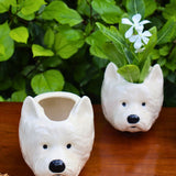 pomeranian dog planter with premium quality material