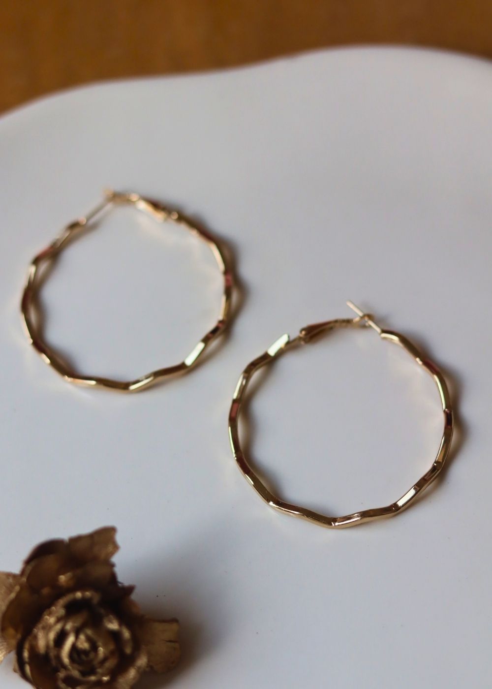 Waterproof Twisted Hoops