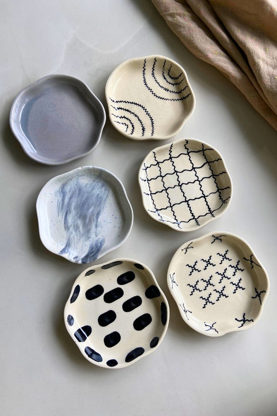 Set of 6 Dessert Plate (for the price of 5) handmade in india