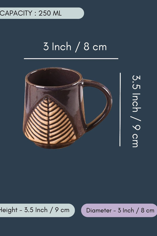 Purple Leaf Coffee Mug