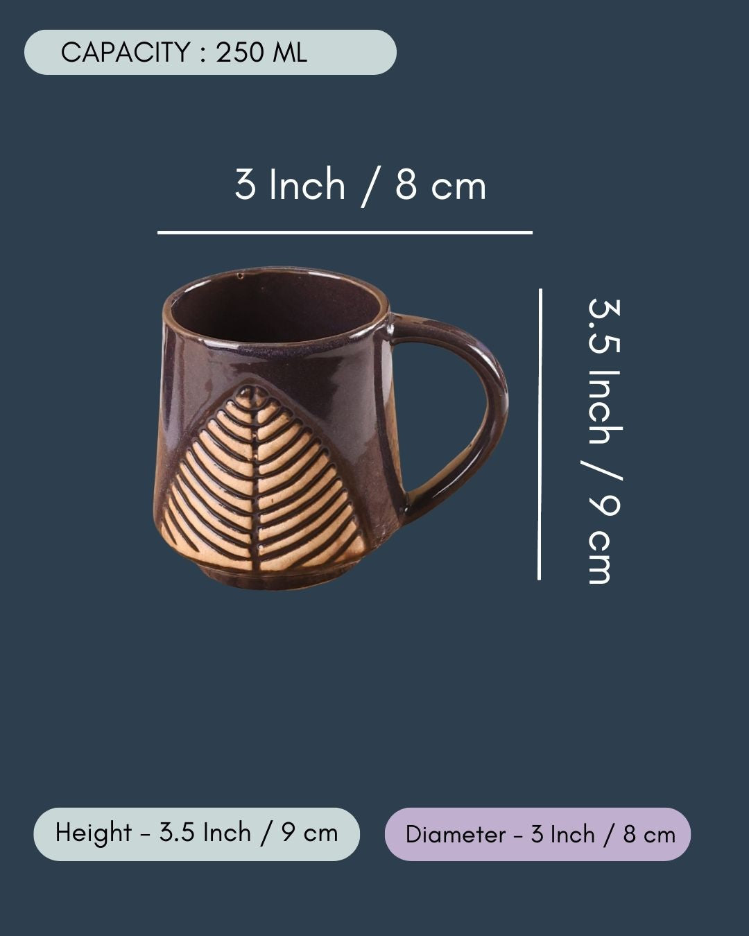 Purple Leaf Coffee Mug