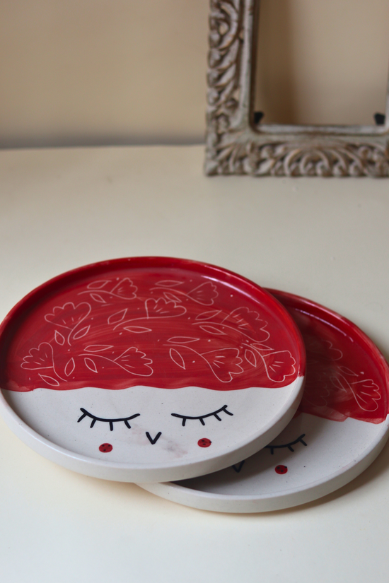Handmade ceramic platters 