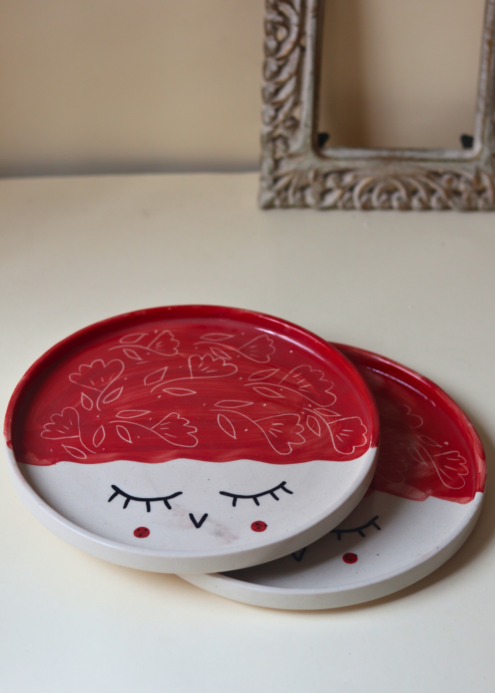 Handmade ceramic platters 
