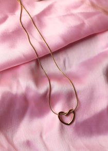 Waterproof Serene Heart Necklace