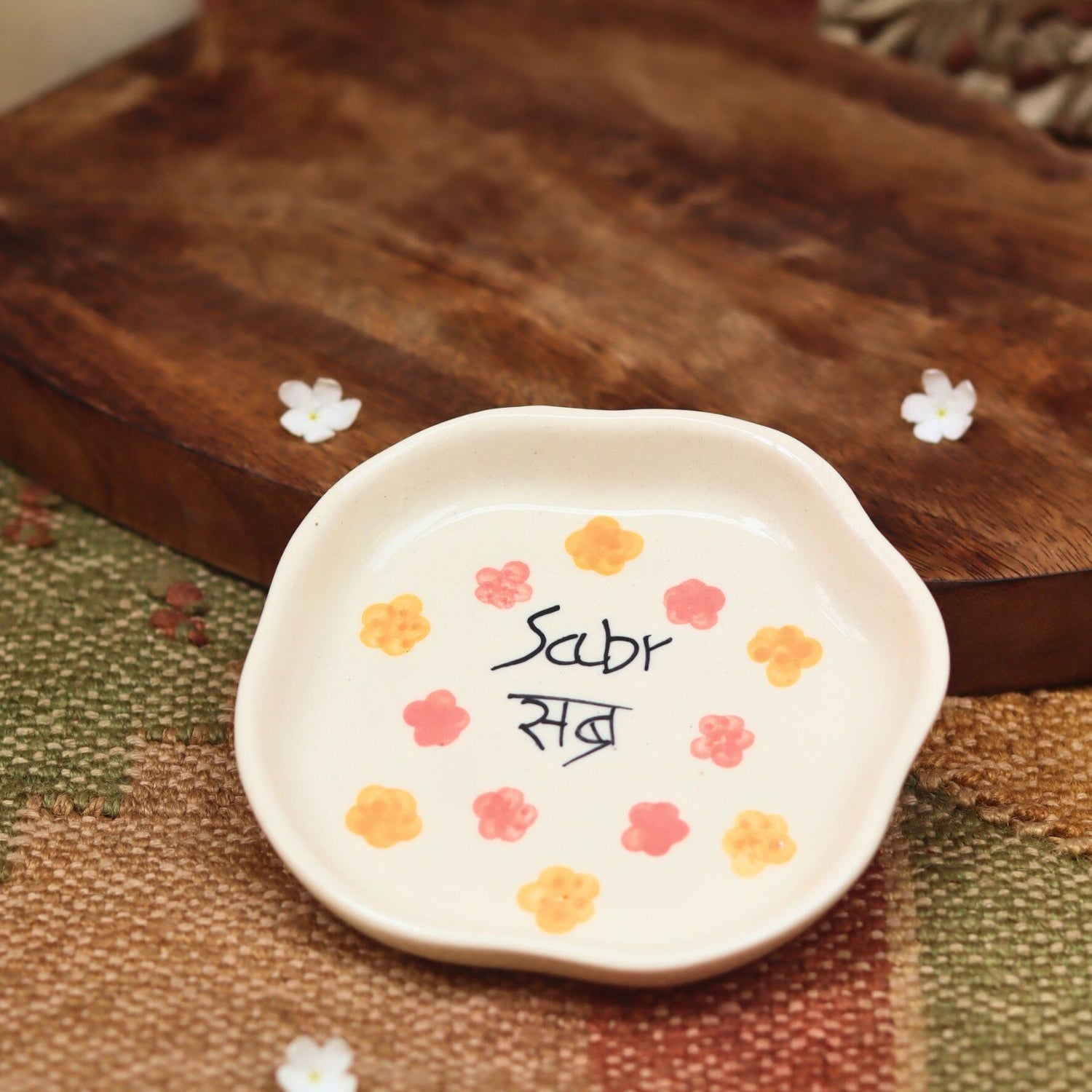 Sabr Handmade Dessert Plate made by ceramic