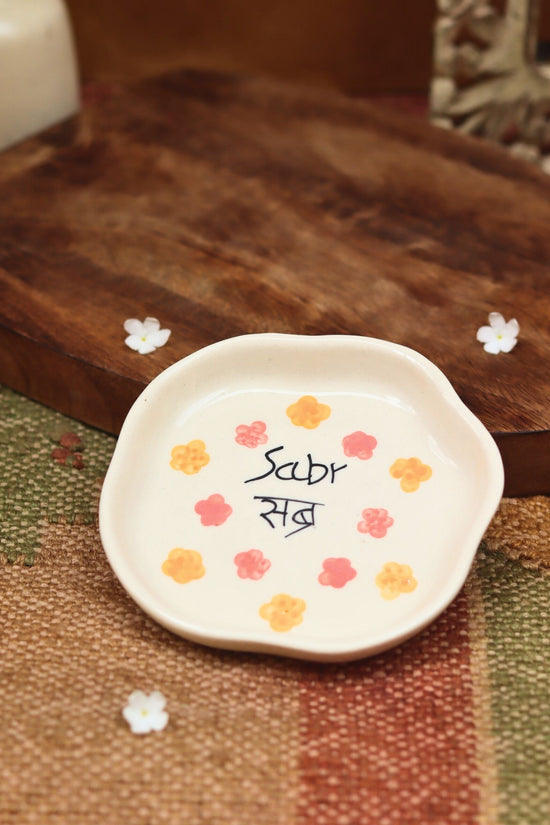 Sabr Handmade Dessert Plate made by ceramic