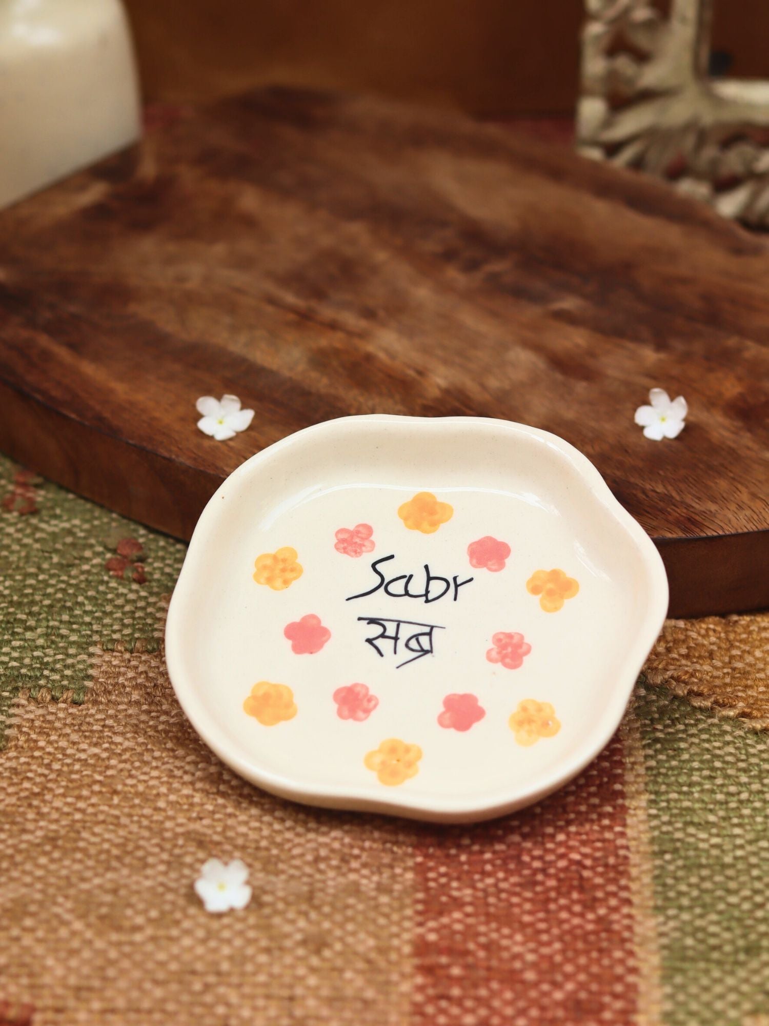Sabr Handmade Dessert Plate made by ceramic