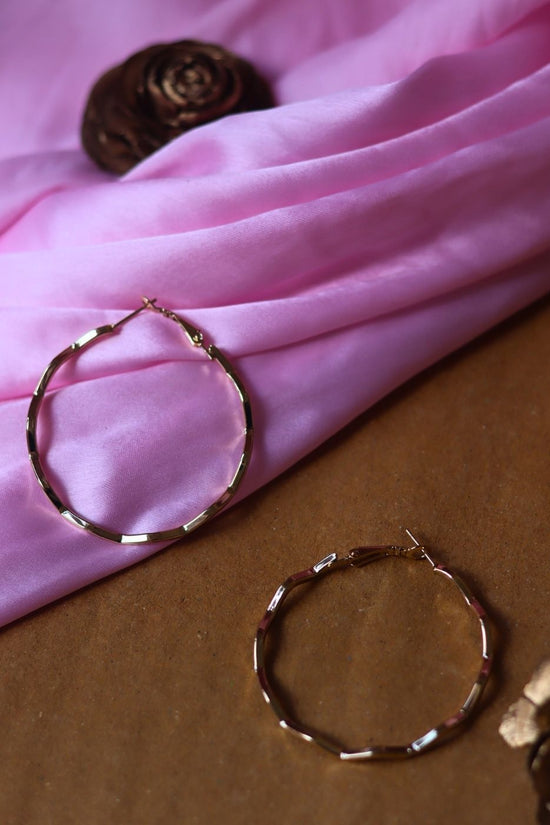 Hypoallergic Twisted Hoops