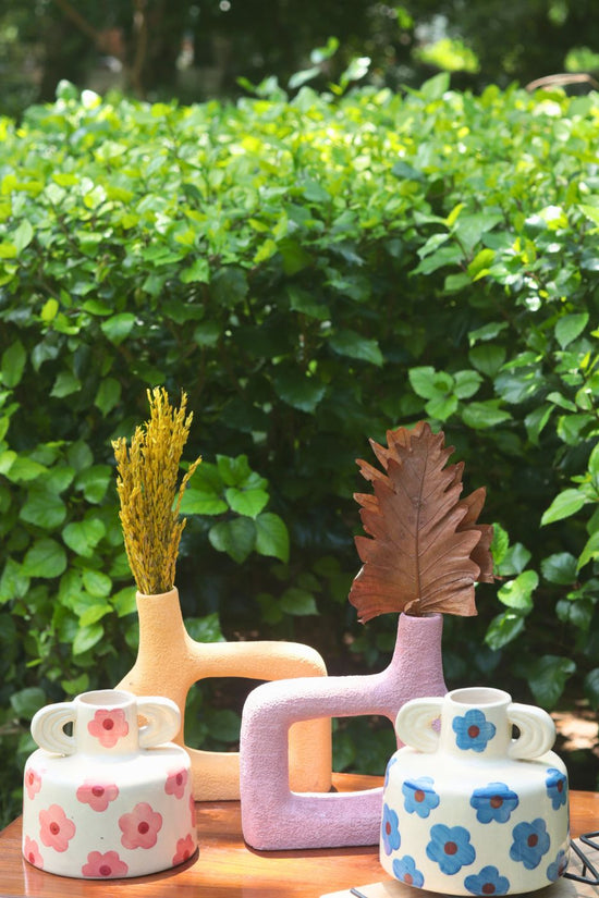 Square & Floral Vases with premium quality material