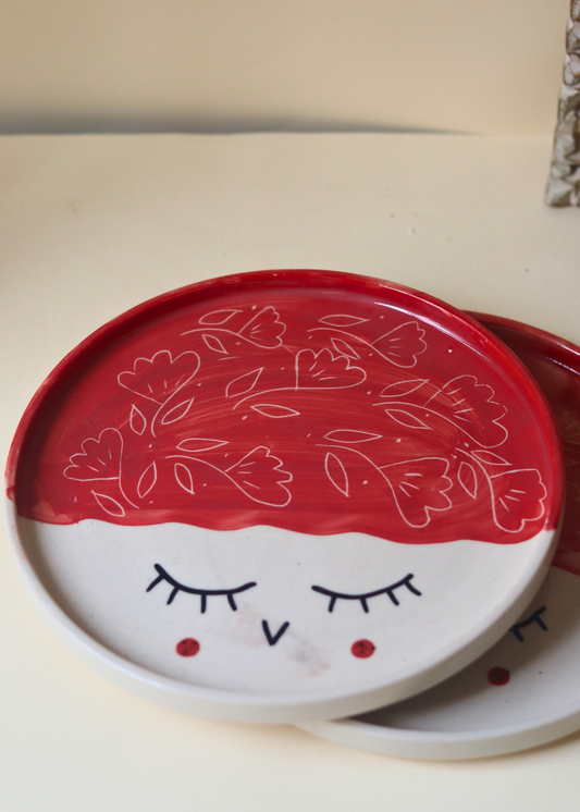 Handmade ceramic platter