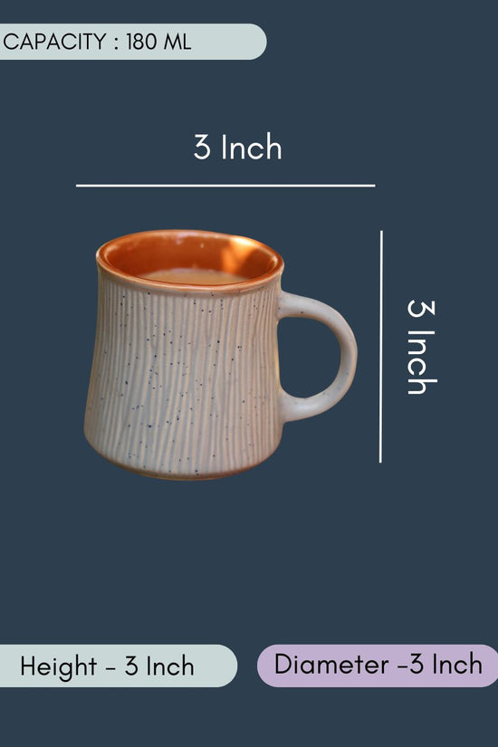 Olive Etching Chai Cup - Set of three