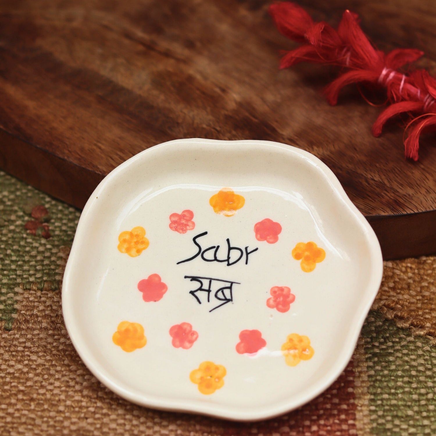 Lead free Sabr Handmade Dessert Plate