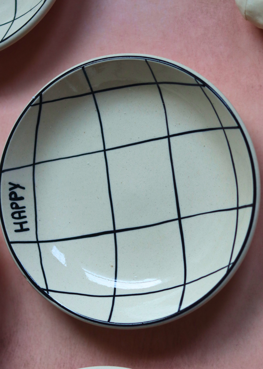 Ceramic pasta plate