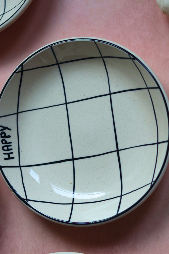 Ceramic pasta plate