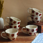 Anar Mugs - Set of 6 handmade in india