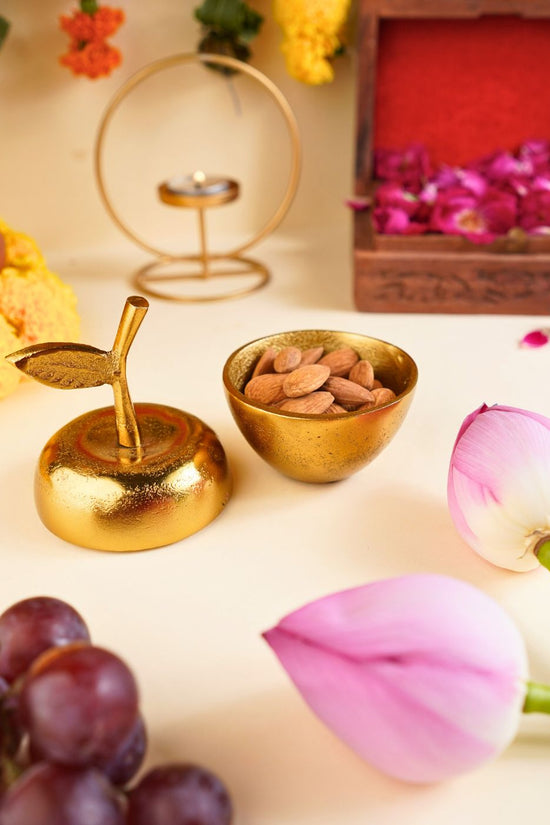 Golden Apple Jar handmade in india