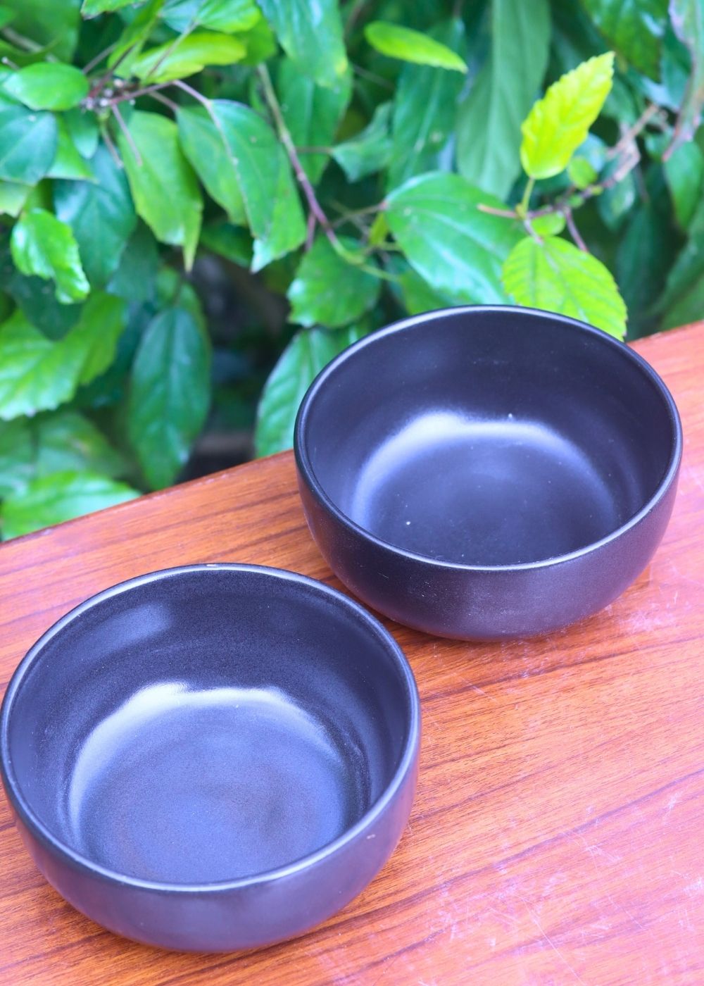 Black Snack Bowl handmade in india