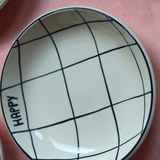 Ceramic pasta plate