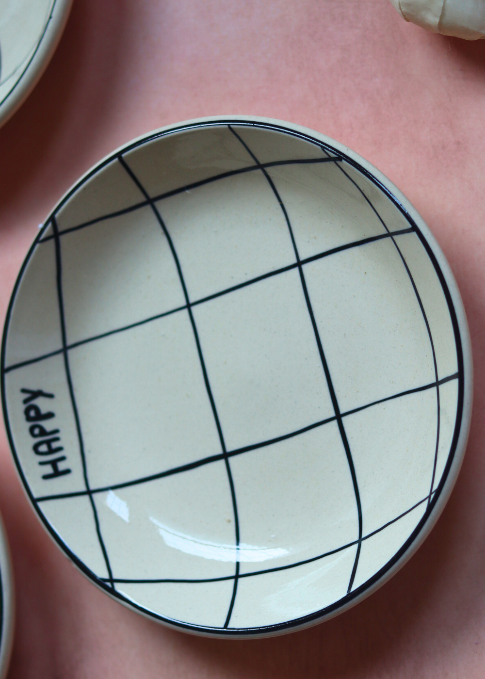 Ceramic pasta plate