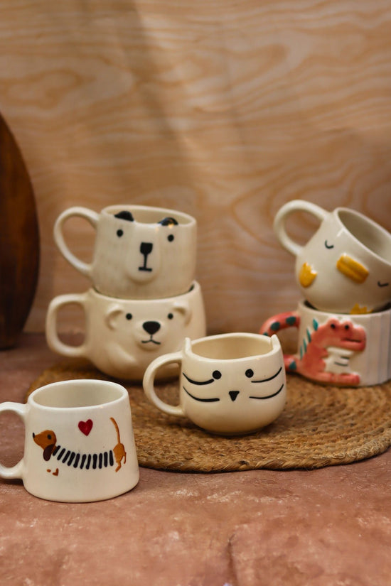 Set of 6 Animal Delight Mugs (for the price of 5)