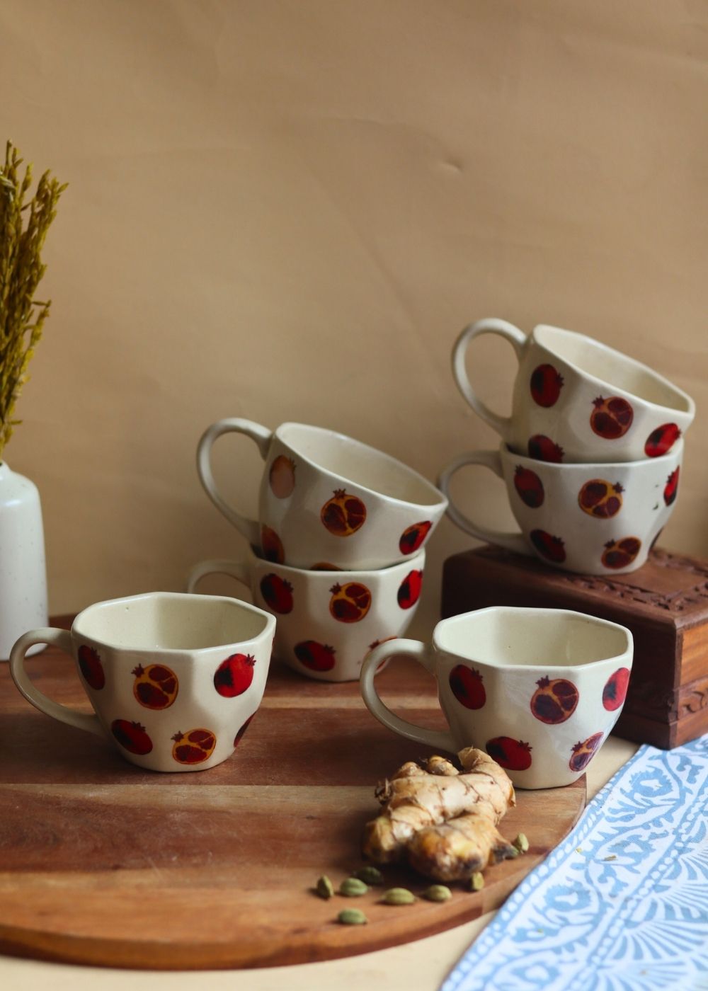 Anar Mugs - Set of 6 with premium quality material