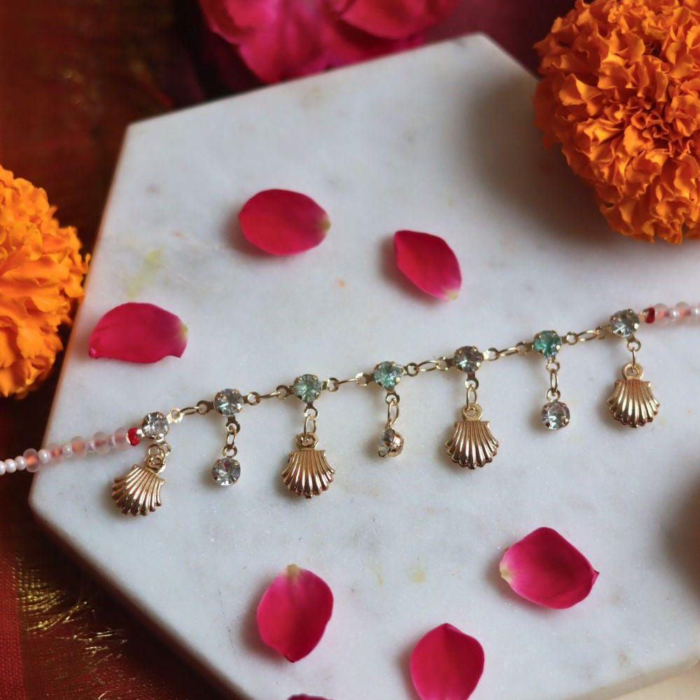 Shells Dream Bhabhi Rakhi handmade in India