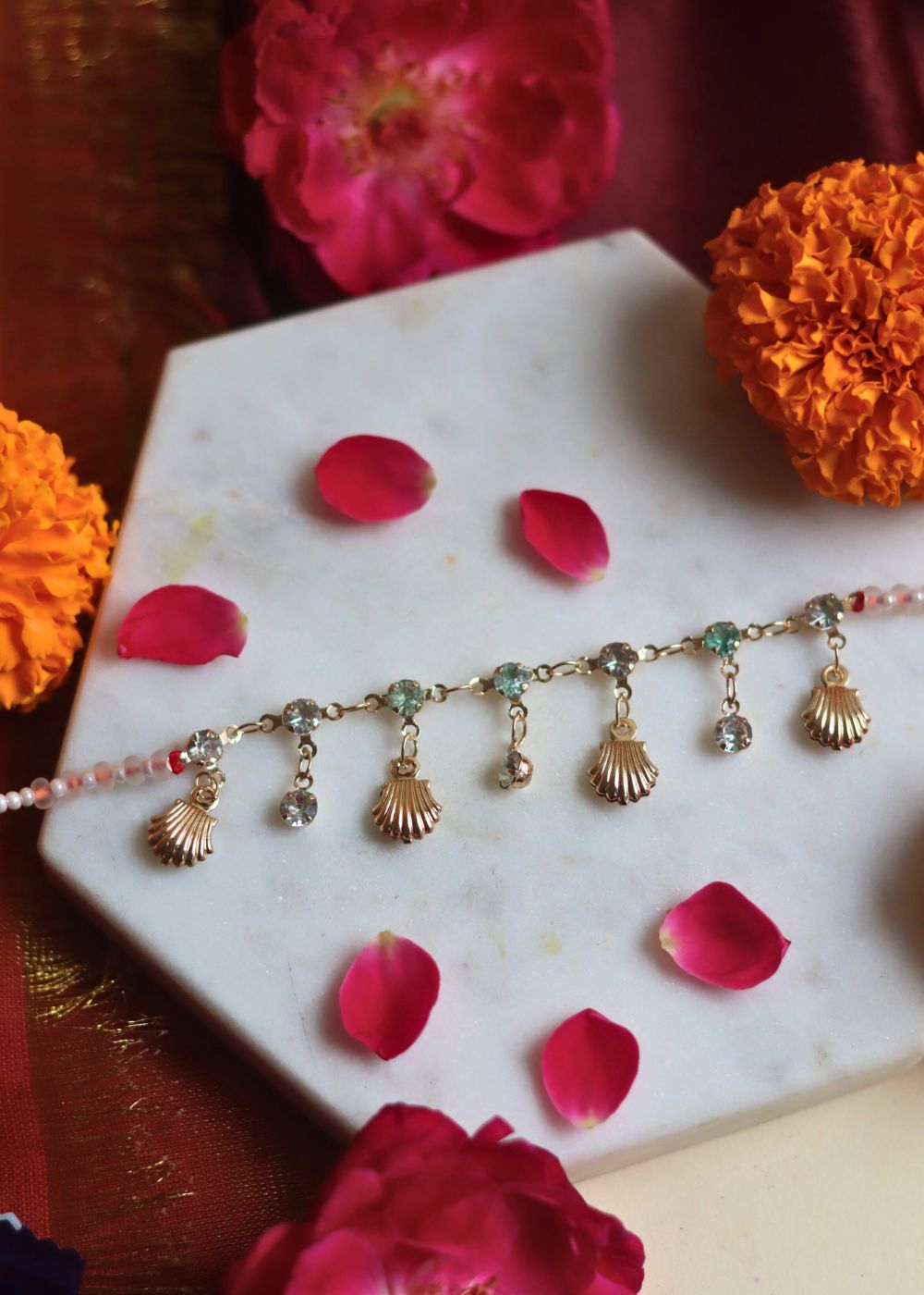 Shells Dream Bhabhi Rakhi handmade in India