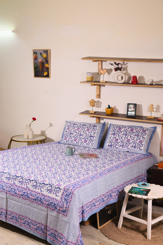 Block Printed Bedsheet 