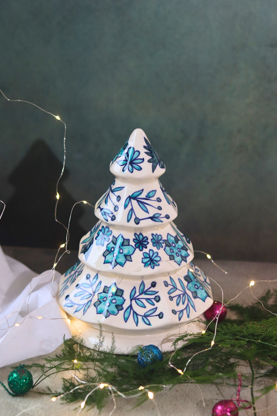 Handmade snow white christmas tree 