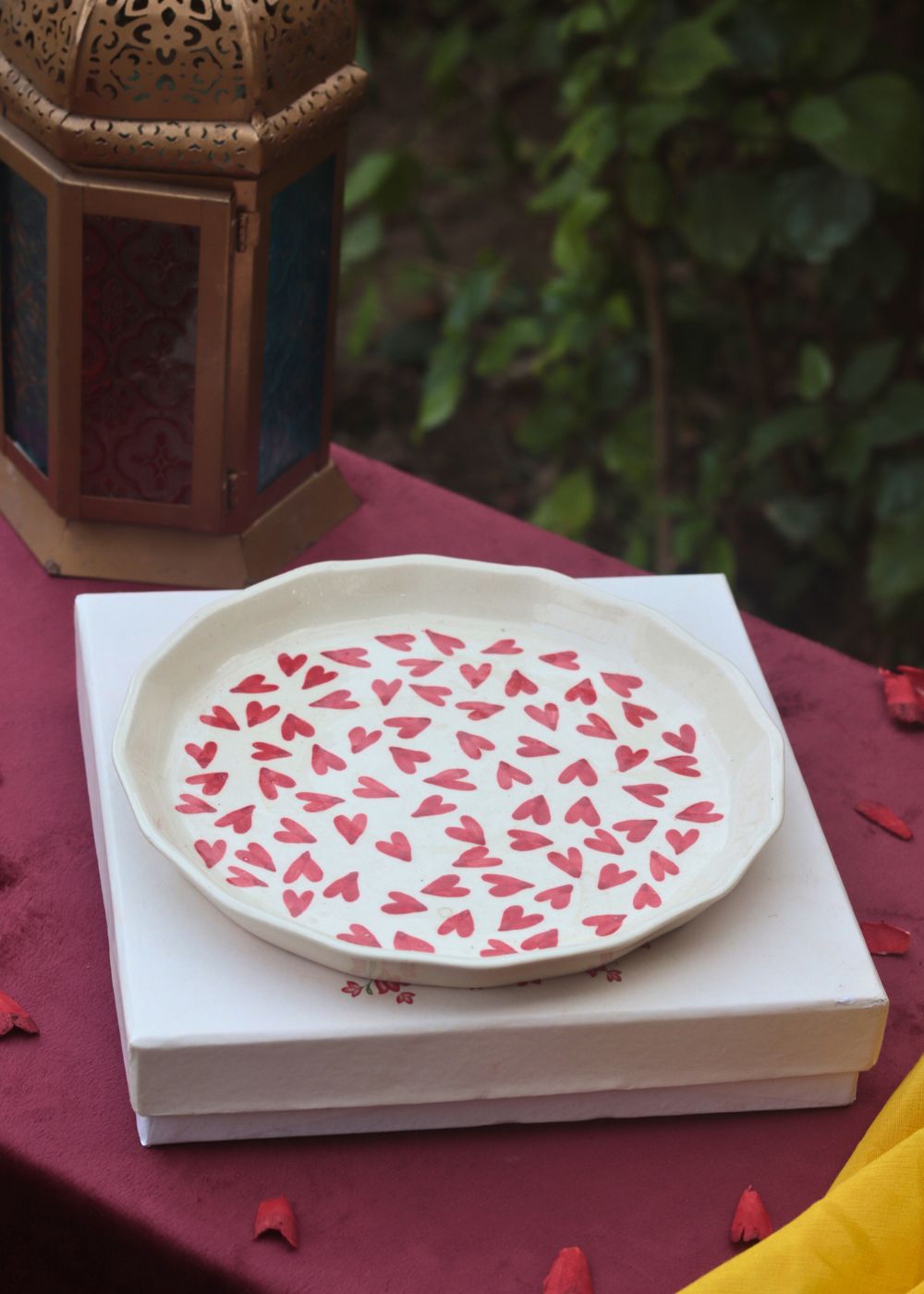 All Heart Plate in a premium Gift Box  for this festival