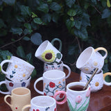 Set of 10 Summer Glow mugs Combo (for the price of 7) made by ceramic