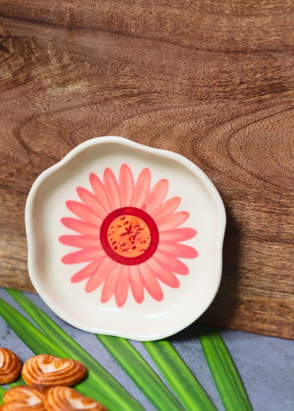 Handmade Flower Handmade Dessert Plate